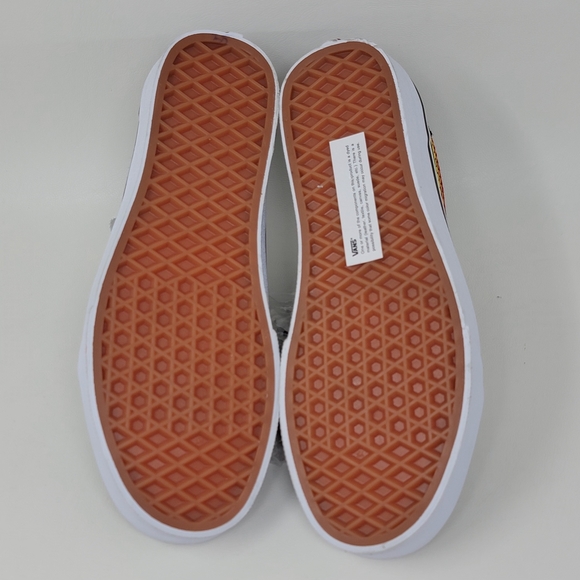 VANS Black With Rainbow Sneakers Shoes Lace-Up 500714 Womens Size 6 New - Picture 7 of 11